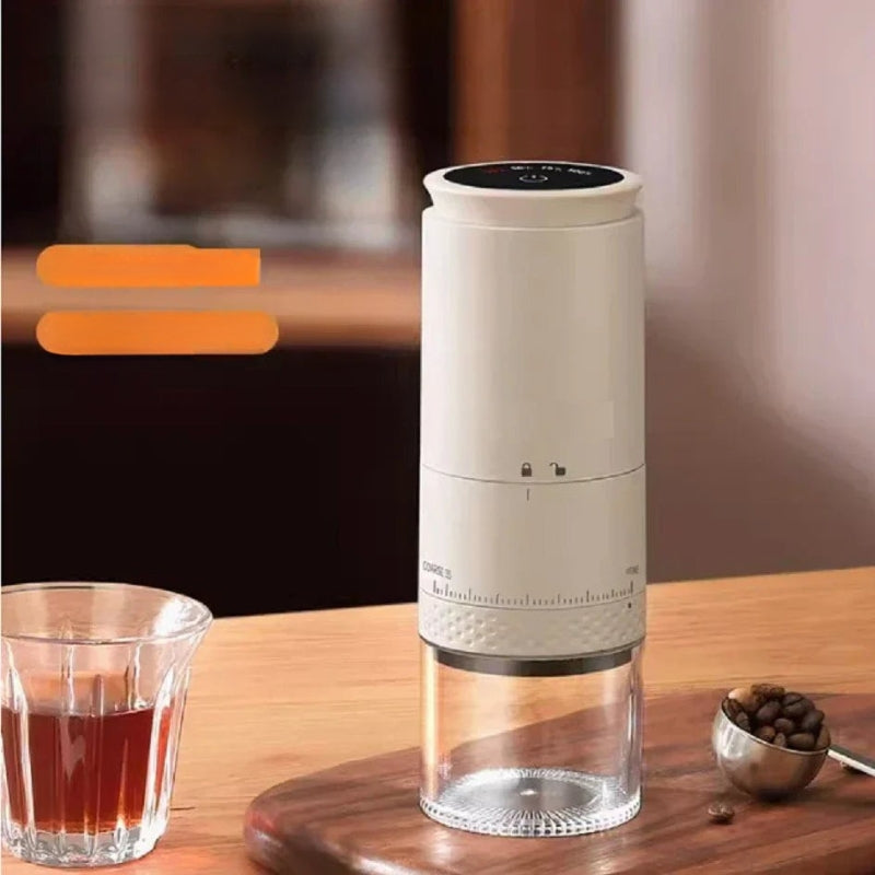 GrindMate – Molinillo de Café USB Recargable con Ajustes Ajustables