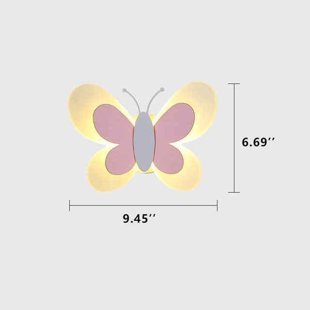 AeroLume - Lámpara de pared LED en forma de mariposa para un toque mágico