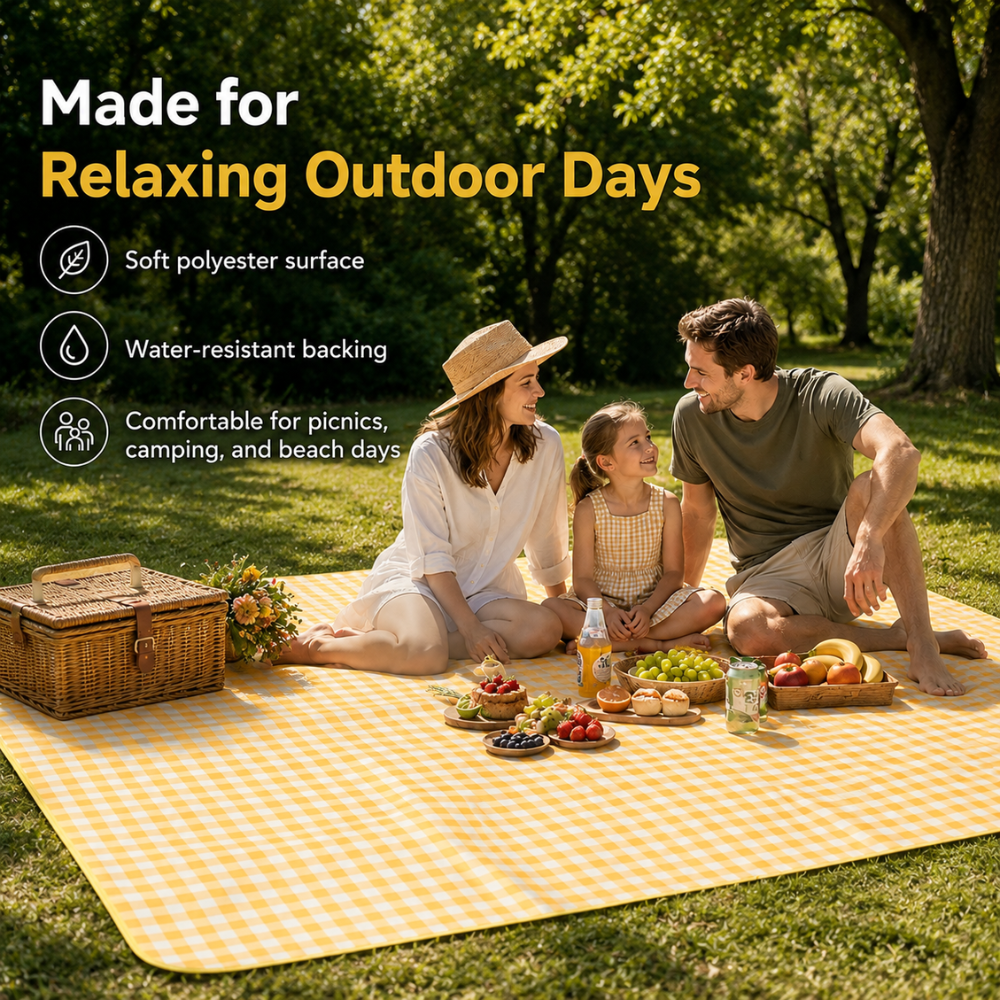 Manta de Picnic Impermeable Plegable con Parte Inferior Aislante
