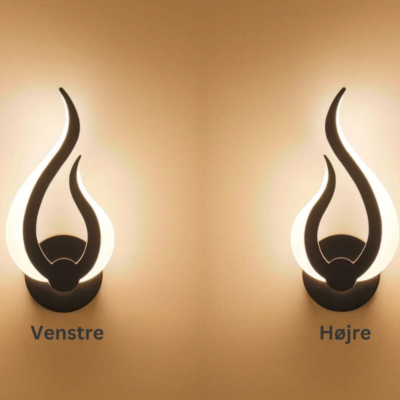 CandleFlicker - Lámpara de pared en forma de llama para una iluminación relajante