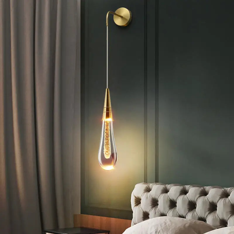 Elegante lámpara de pared LED de lujo para sala de estar y pasillo
