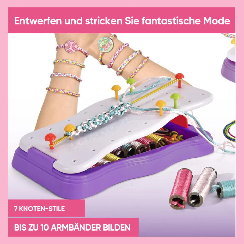 KreativKidz Kit de Tejido a Mano DIY – ¡Fomente la creatividad y destreza de sus hijos! | 50% DESCUENTO