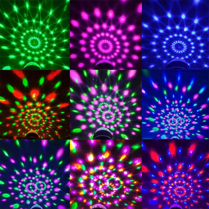 Lámpara Disco LED Colorida Rotativa