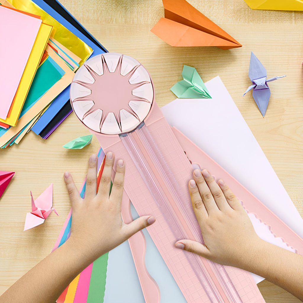 CutMaster - Cortadora de papel 12 en 1 – cortes perfectos para cada proyecto | 50% DESCUENTO