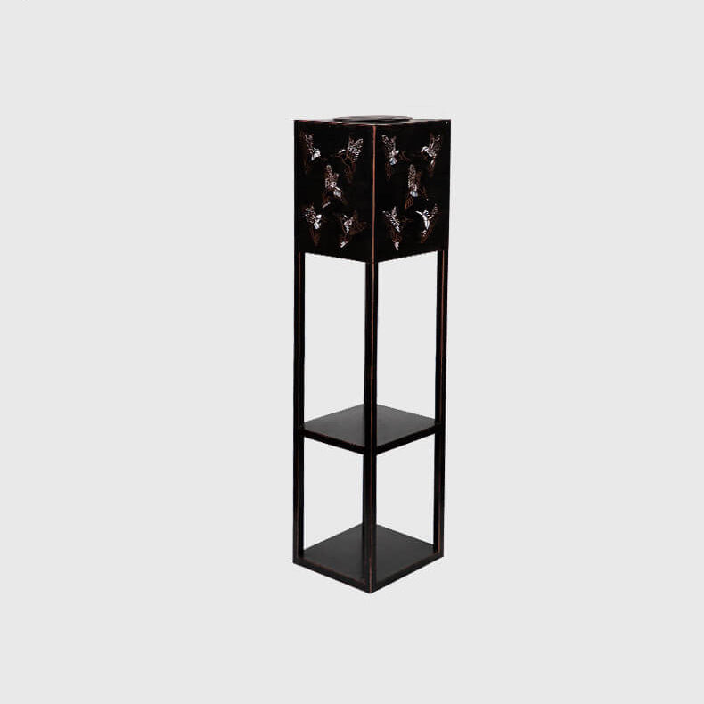 Luz Solar de Mariposa Sombra Cuadrada Maceta Luz Jardín Decorativa Exterior Impermeable Patio Luz Exterior | Brehn