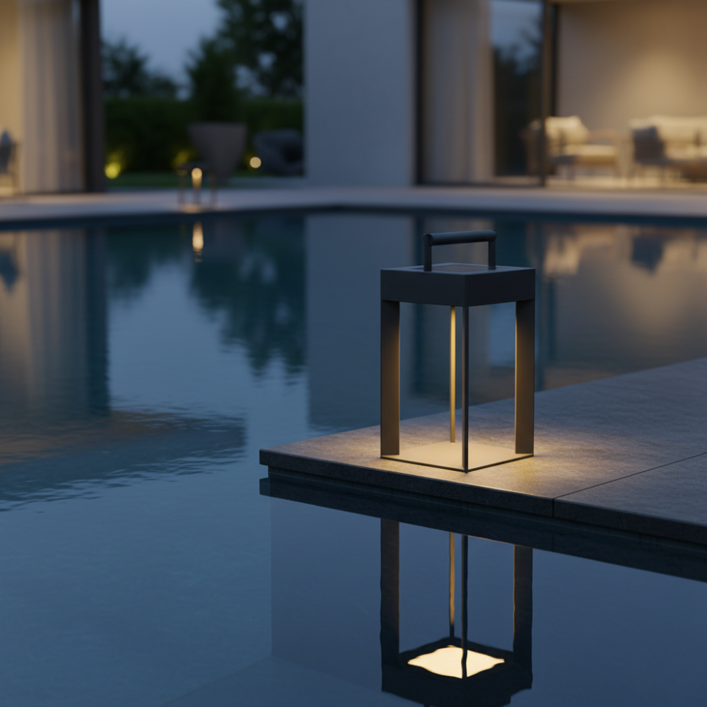 Linterna Solar Orvanta Luz Exterior con Control Remoto | Lámpara de Jardín Impermeable IP65