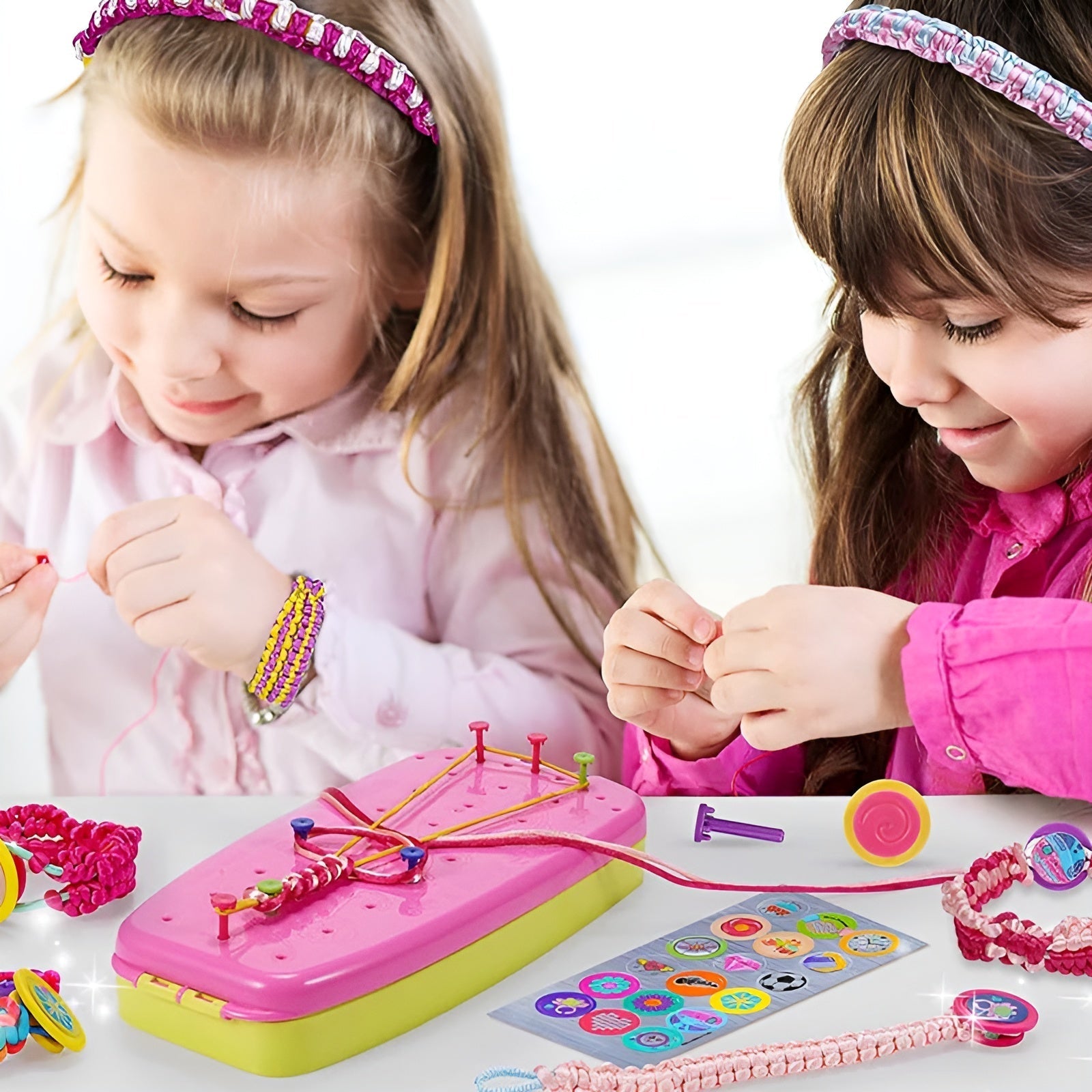 KreativKidz Kit de Tejido a Mano DIY – ¡Fomente la creatividad y destreza de sus hijos! | 50% DESCUENTO