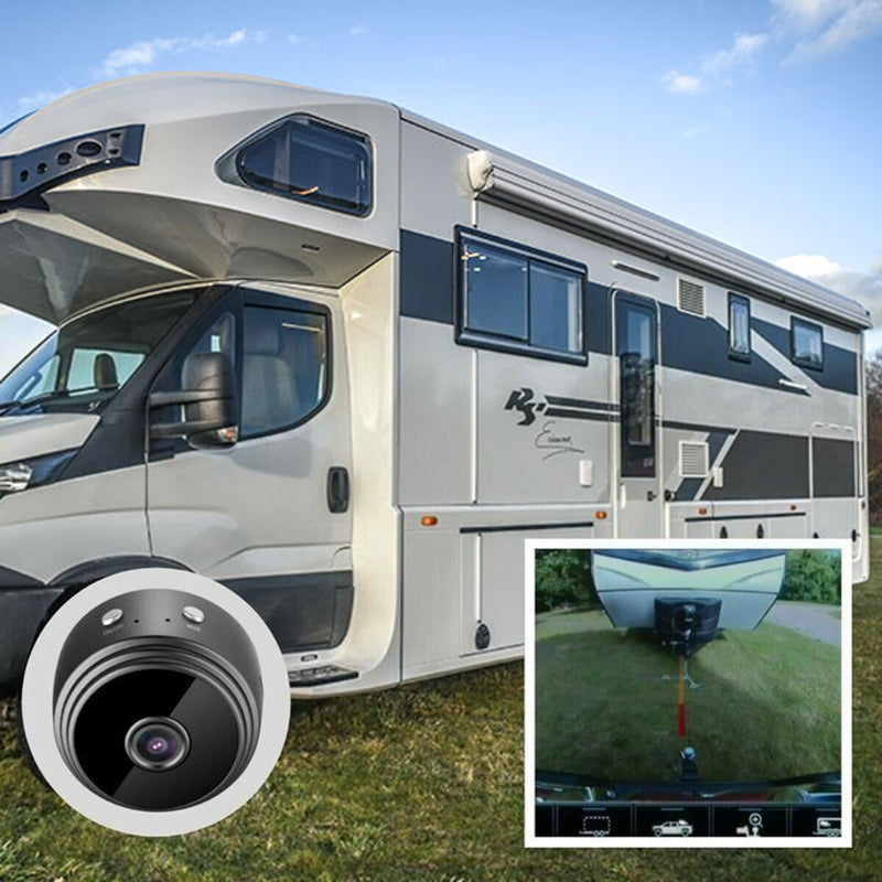 Cámara Mini WiFi Magnética 1080p - Cámara de Reversa para Autocaravanas