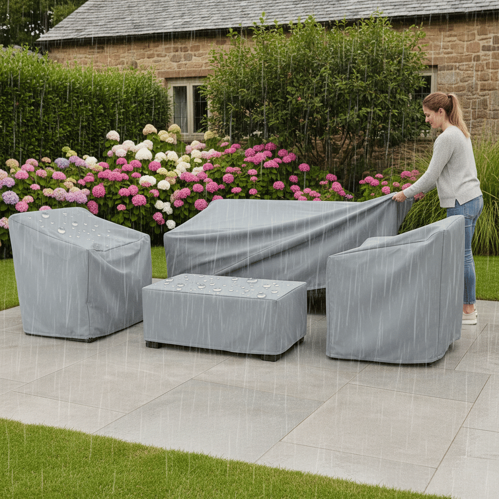 Wetterton – Funda para muebles - Protección resistente a la intemperie durante todo el año