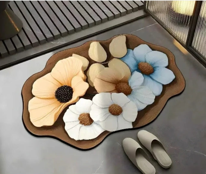 FloraStep™ – Alfombra de baño 3D con seguridad | 50% DESCUENTO