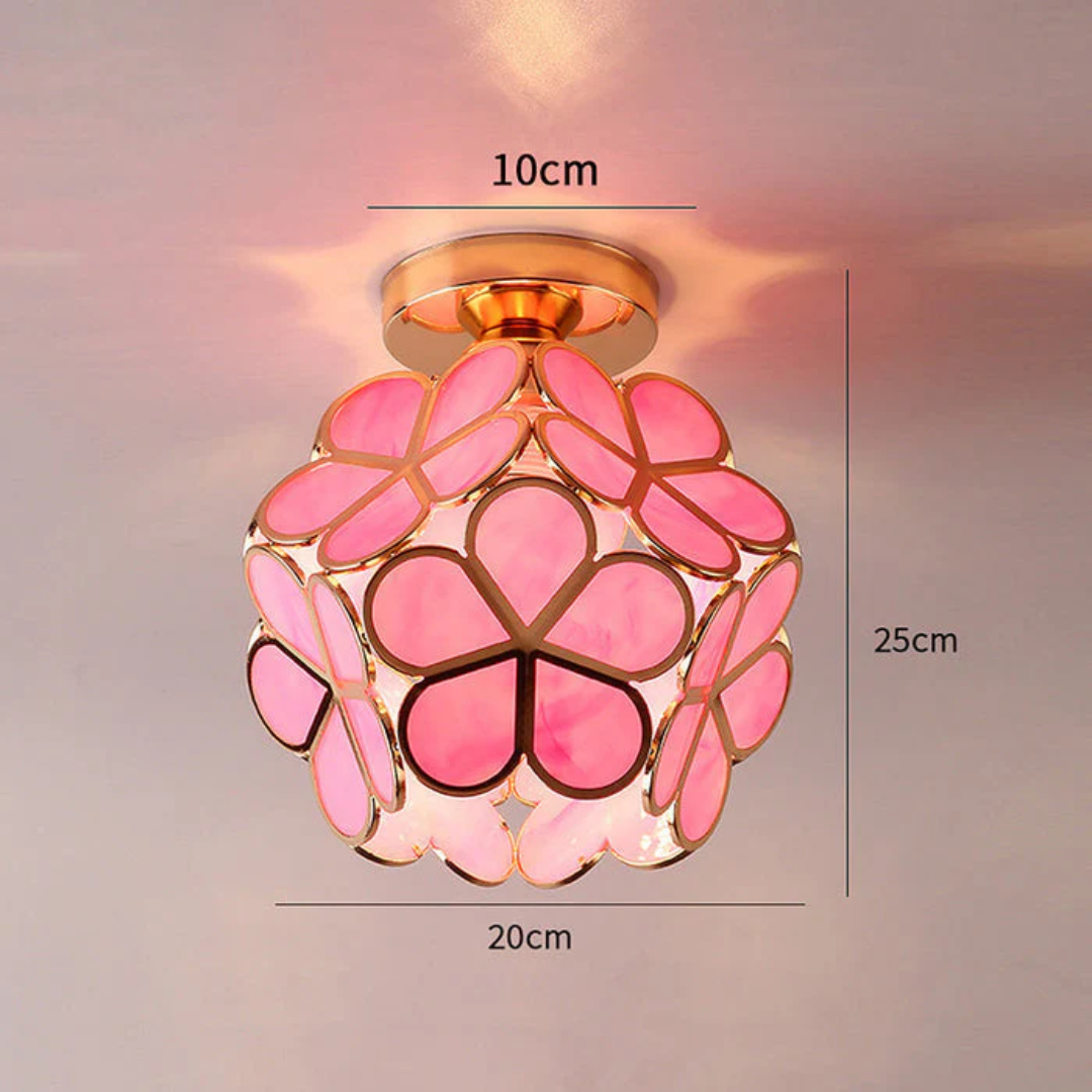 Florina | Lámpara de techo redonda en forma de flor