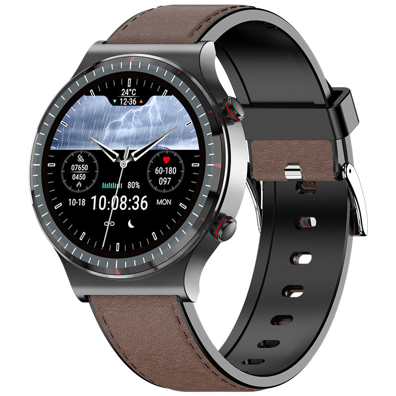 Reloj inteligente médico EKG | Certificado CFDA | Biosensor de alta precisión 512Hz | Monitoreo de SpO2 y frecuencia cardíaca | Análisis de respiración basado en IA | IP67 a prueba de agua