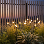 Luces de Jardín Solar Elegantes Firefly | Iluminación Exterior Impermeable con 120 Lúmenes para Jardines o Patios Impresionantes