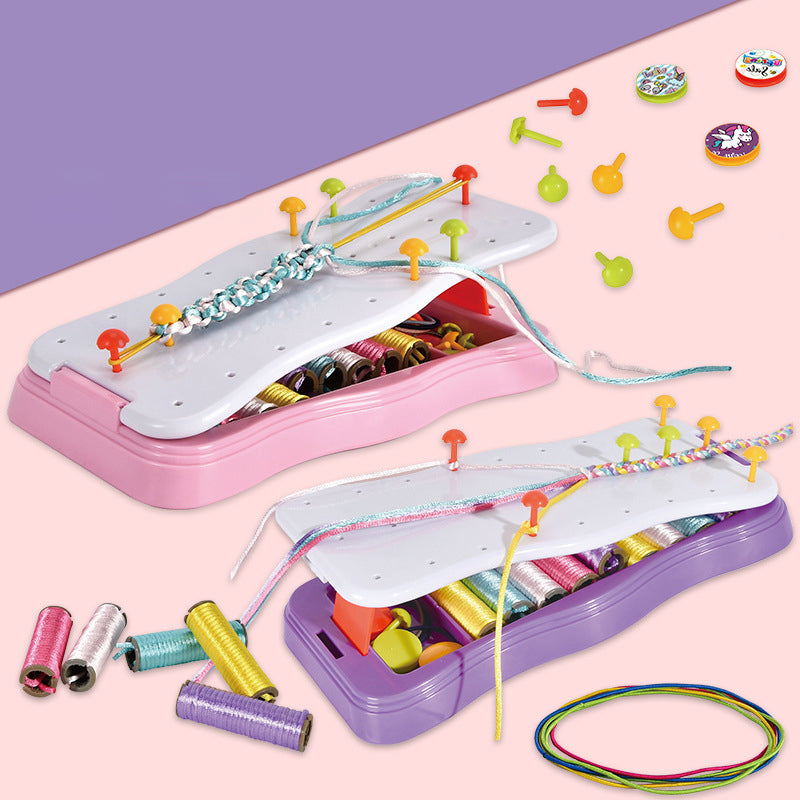KreativKidz Kit de Tejido a Mano DIY – ¡Fomente la creatividad y destreza de sus hijos! | 50% DESCUENTO