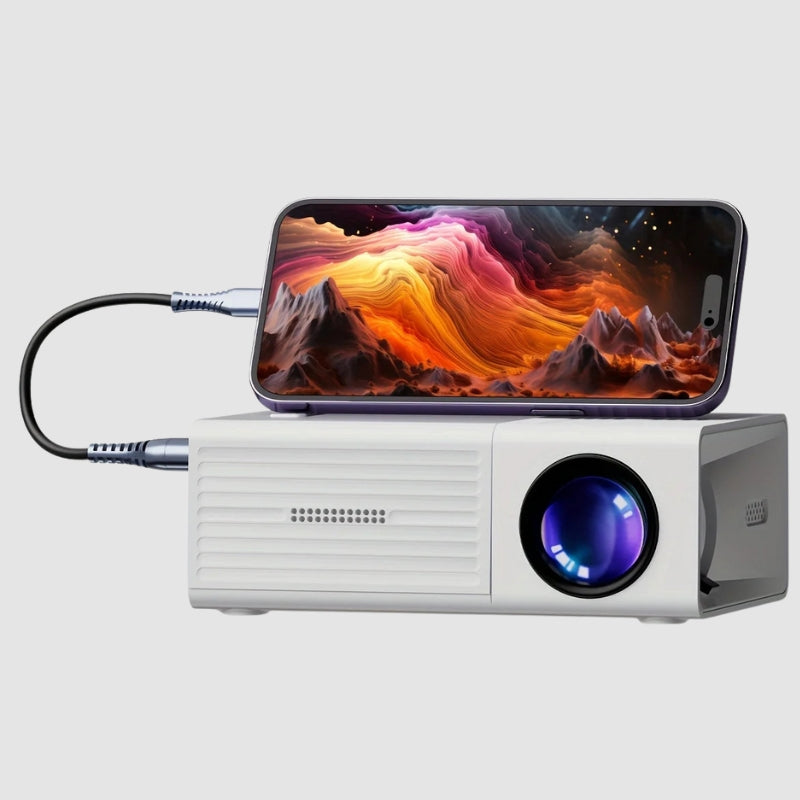 VisionCast – Proyector mini portátil de 3000 lúmenes