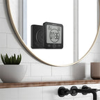 Lisslune | Reloj Digital de Ducha Impermeable con Soporte de Ventosa - Perfecto para Cronometrar Duchas y Actividades de Baño