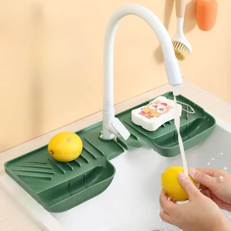 SinkMate - Alfombrilla para Grifo de Cocina con Diseño Plegable y Removible