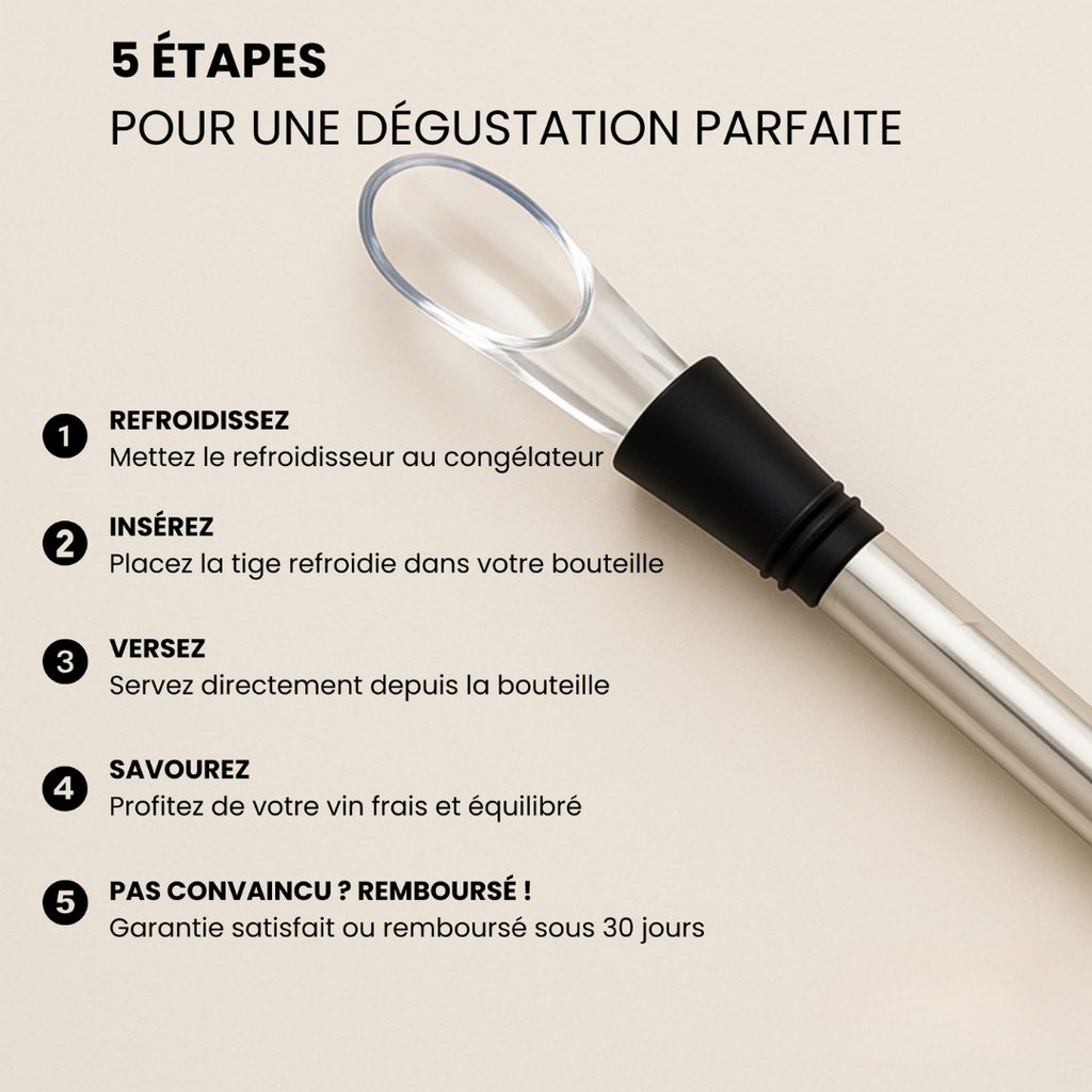 Enfriador de vino portátil de acero inoxidable