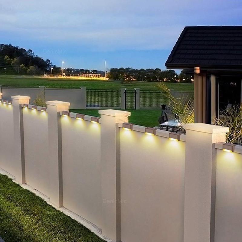Luces Solares de Escalera Impermeables para Exterior (4 PCS) | Kalsten