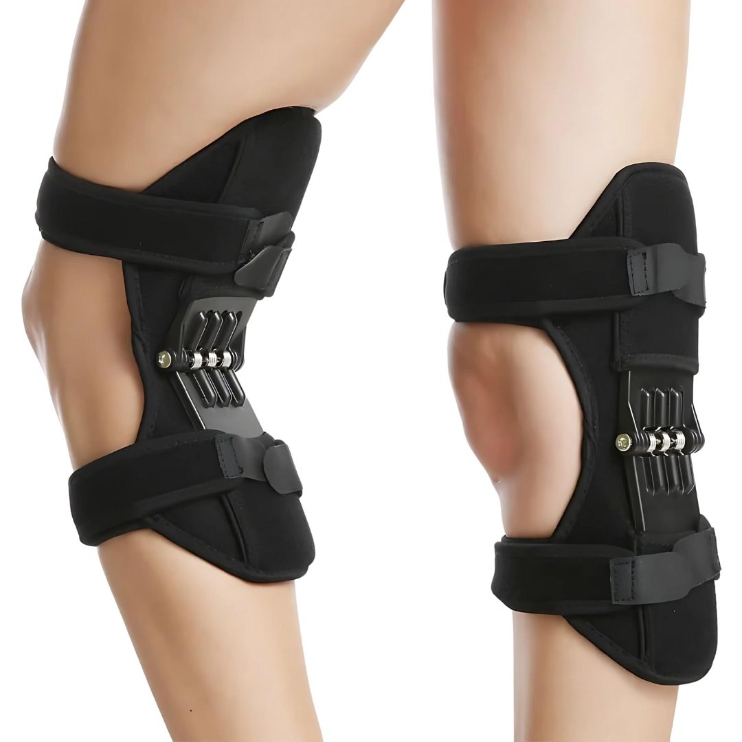 KneeGuard Pro | Set de 2 Estabilizadores de Rodilla con Bisagra para Alivio del Dolor | Soporte Ajustable para Lesiones de Rodilla - Artritis - Recuperación Postquirúrgica Kalsten