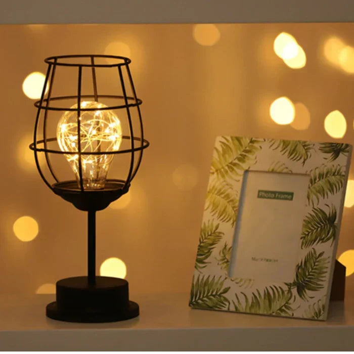Lámpara de mesa LED de metal para el hogar