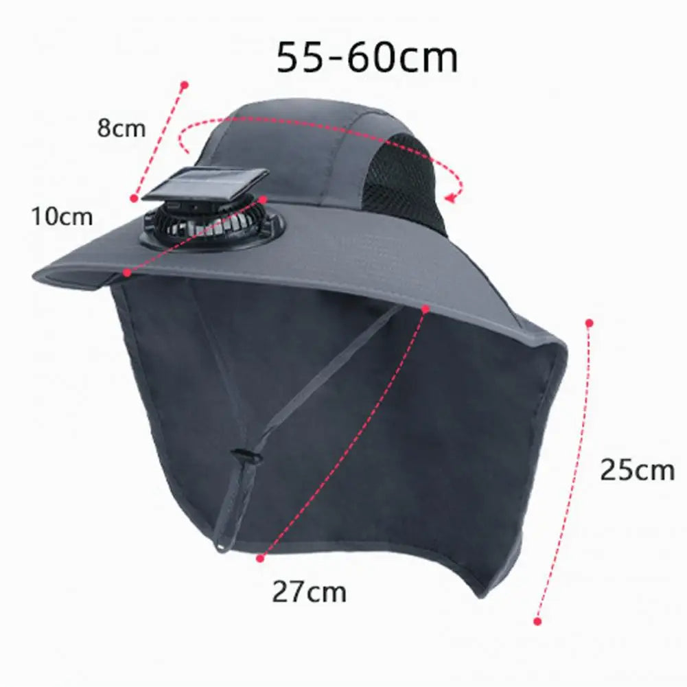 Sombrero Solar con Visera Ancha y Protección UV