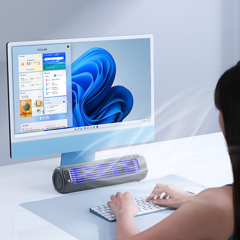 Lisslune | AirWave – Aire Acondicionado Portátil Recargable con 12 Horas de Autonomía