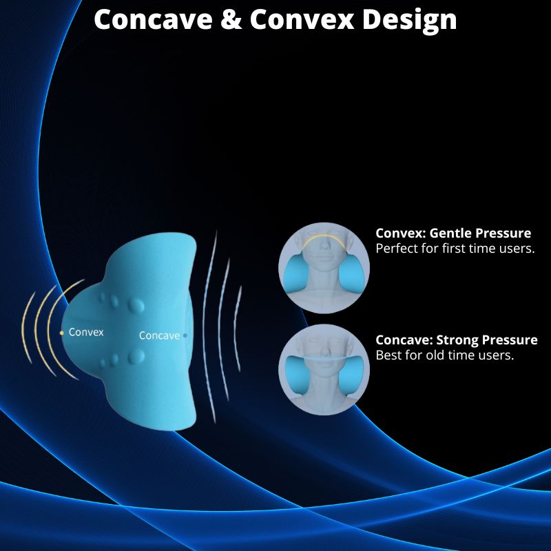 Dispositivo de tracción cervical para el cuello, almohada quiropráctica para el alivio del dolor
