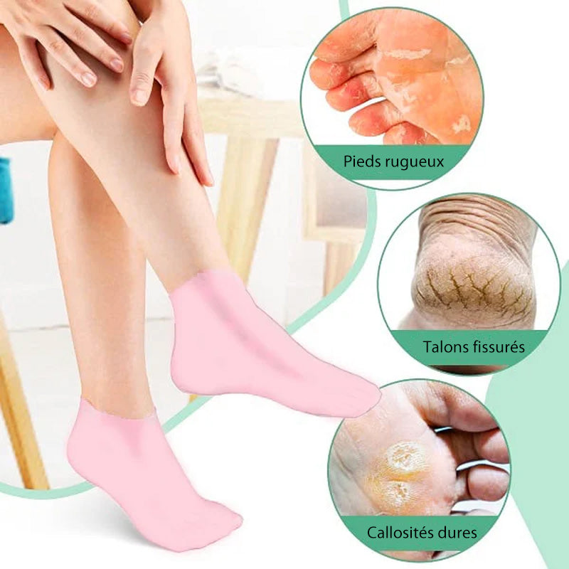 SoleSilk – Cuidado suave para los pies | 1+2 pares GRATIS