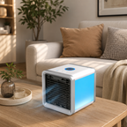 Enfriador de Aire con Humidificador y Luz LED