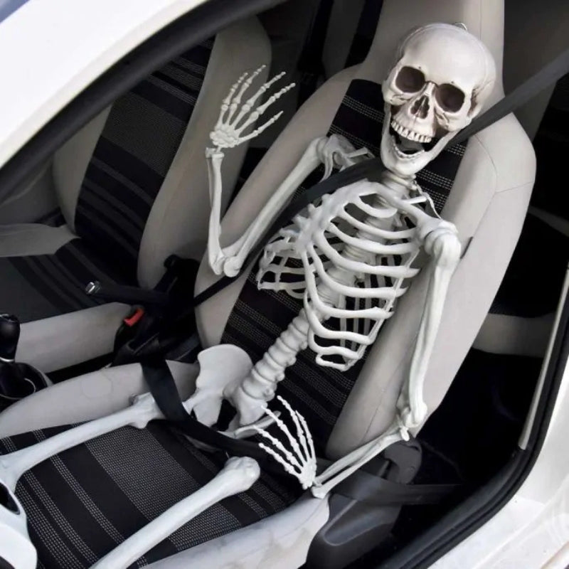 BoneBuddy – Esqueleto a Tamaño Real para Halloween y Decoración de Temporada