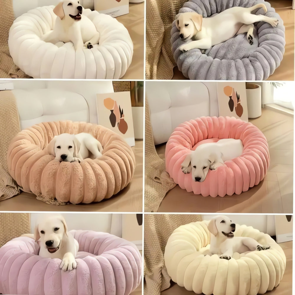 Cama Redonda Purrfectly Plush para Mascotas