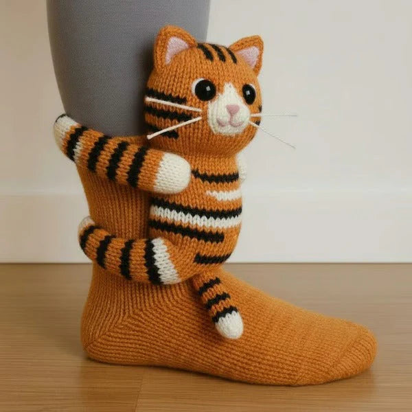 Calcetines de Animales Fantasía Suaves y Cómodos