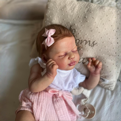 Muñeca de bebé realista de silicona suave