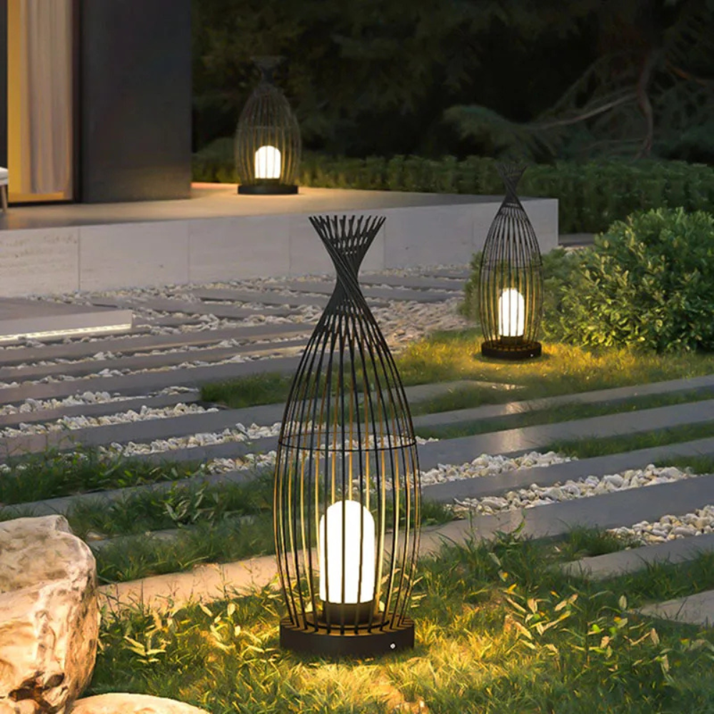 Lámpara LED Exterior Moderna a Prueba de Agua para Patio y Jardín