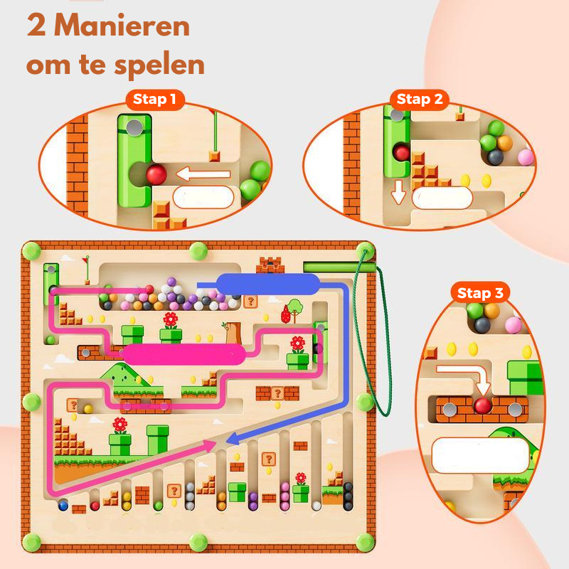 Aventura de Colores Laberinto – Diversión Magnética para Niños