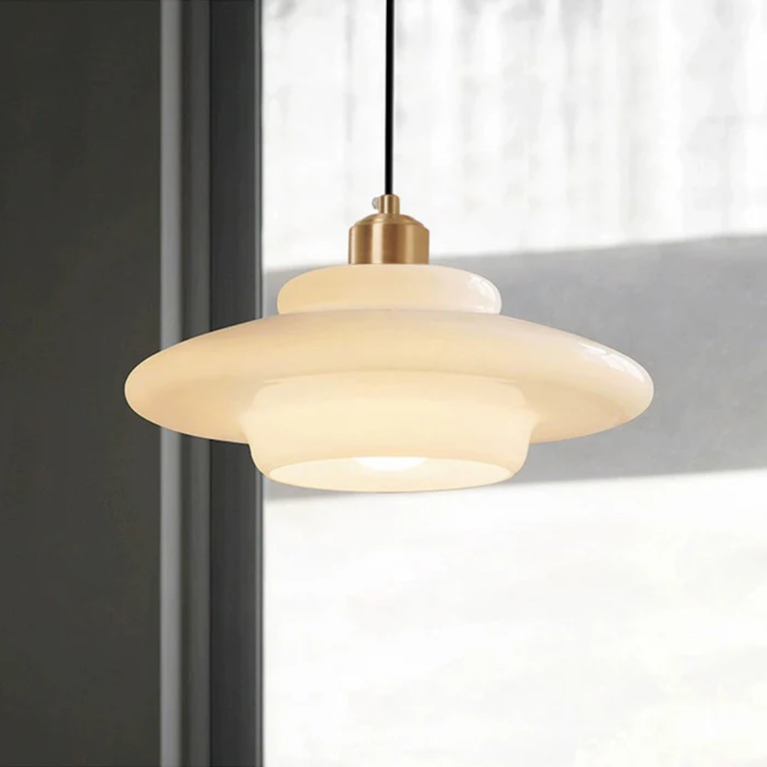 Lámpara colgante de vidrio | Lámpara de techo para cocina y salón
