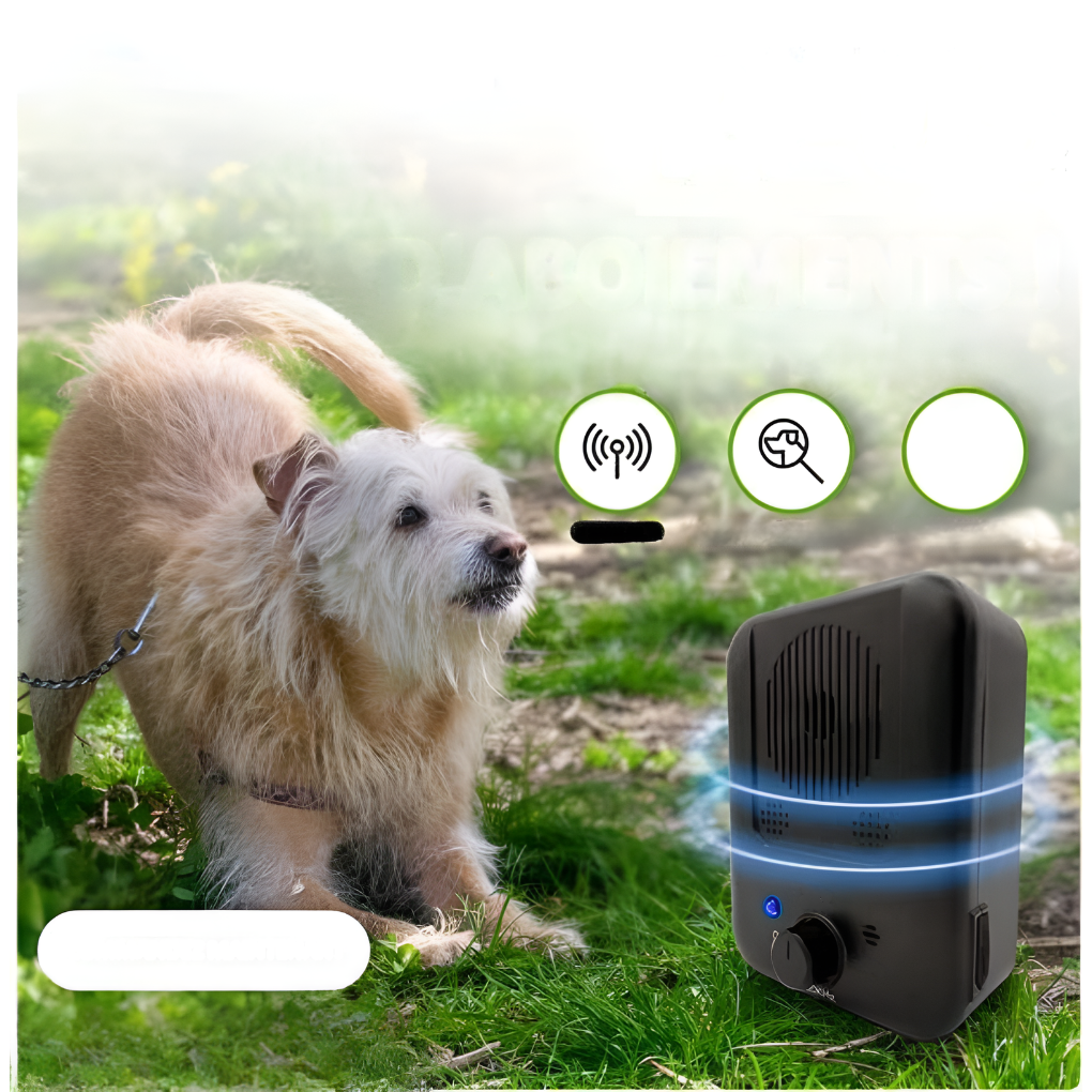 Dispositivo anti-ladrido por ultrasonido para perros