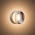 Rondel - Aplique de Pared Moderno con Brillo LED Suavemente Texturizado