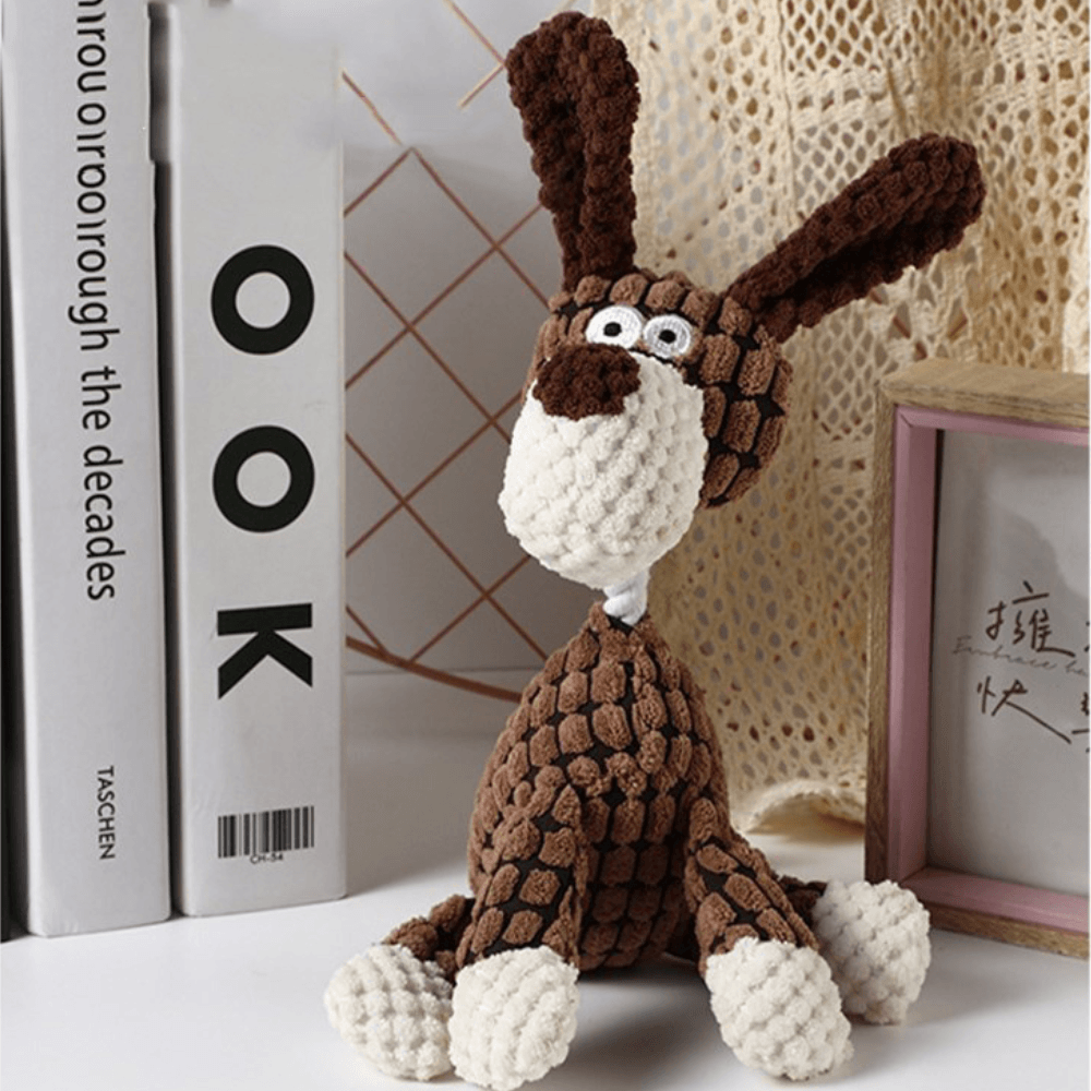 Juguete robusto para perros de peluche | Diseño resistente a mordidas y duradero | Varios modelos