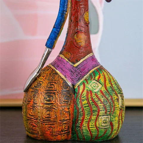 BowLift | Esculturas Modernas Abstractas de Mujeres – Arte de Resina Colorido Hecho a Mano para Decoración del Hogar