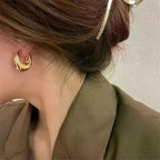 Lina - Pendientes con Diseño Colgante y de Aro