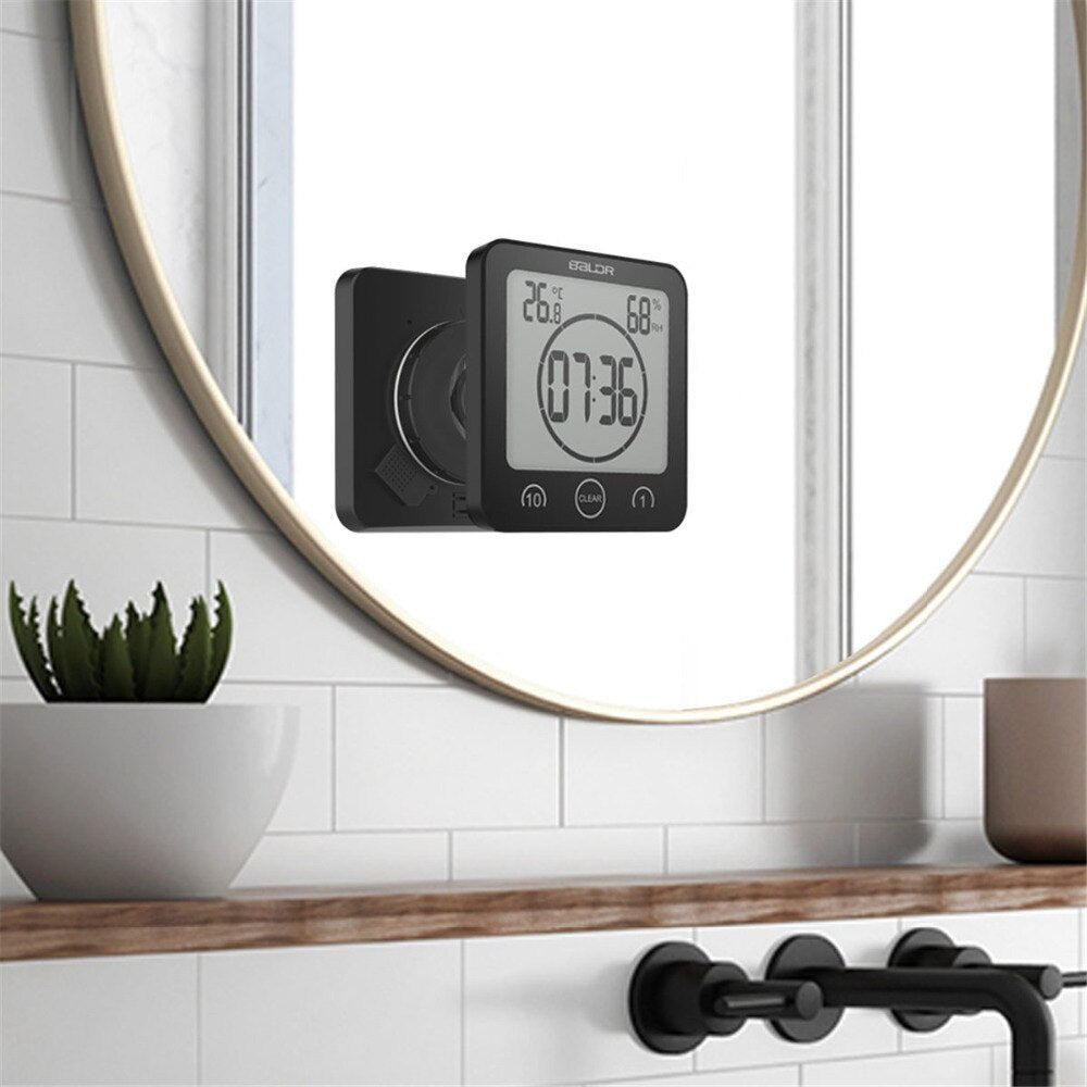 Reloj de ducha impermeable - ¡Siempre a tiempo, incluso en el baño!