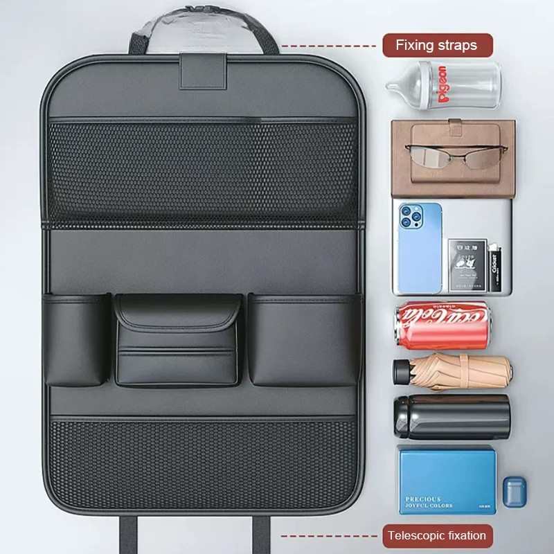 Organizador de Asiento Trasero para Coche con Soporte para Tableta