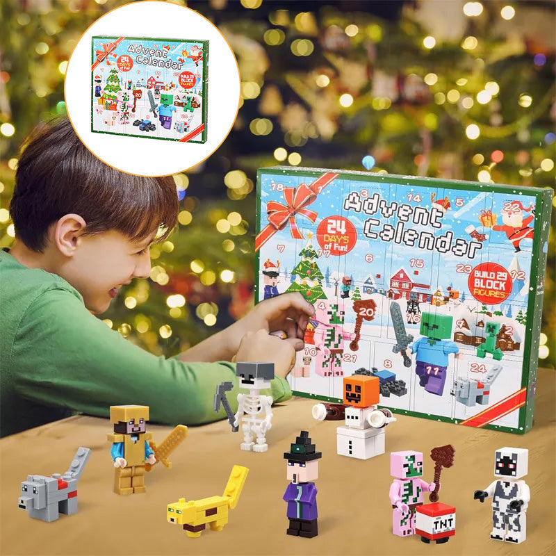 Calendario de Adviento de Navidad 2024 Incluyendo 29 Personajes