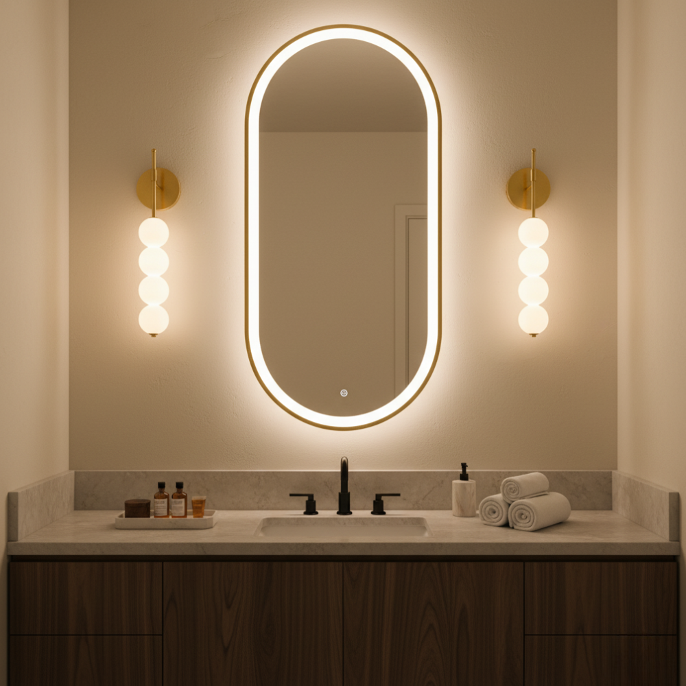 Aplique de Pared Minimalista Elegante - Iluminación LED Cálida para Interiores Modernos