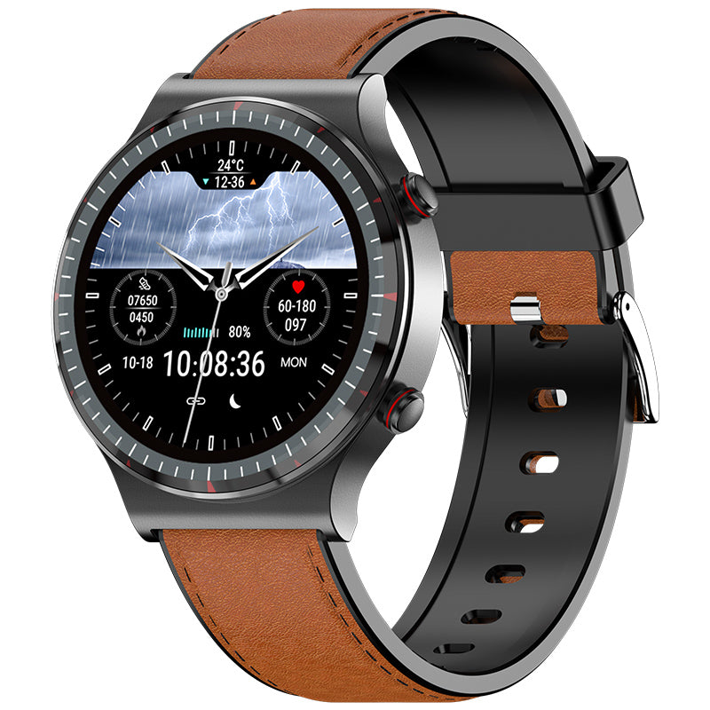 Reloj inteligente médico EKG | Certificado CFDA | Biosensor de alta precisión 512Hz | Monitoreo de SpO2 y frecuencia cardíaca | Análisis de respiración basado en IA | IP67 a prueba de agua
