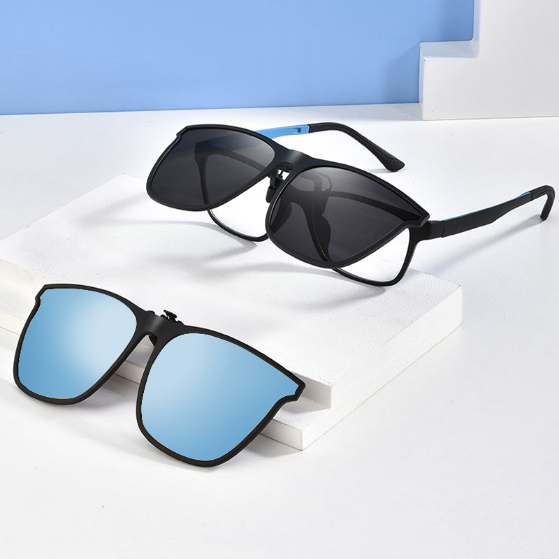 Clip de Gafas de Sol Polarizadas – Accesorio UV400 plegable para gafas