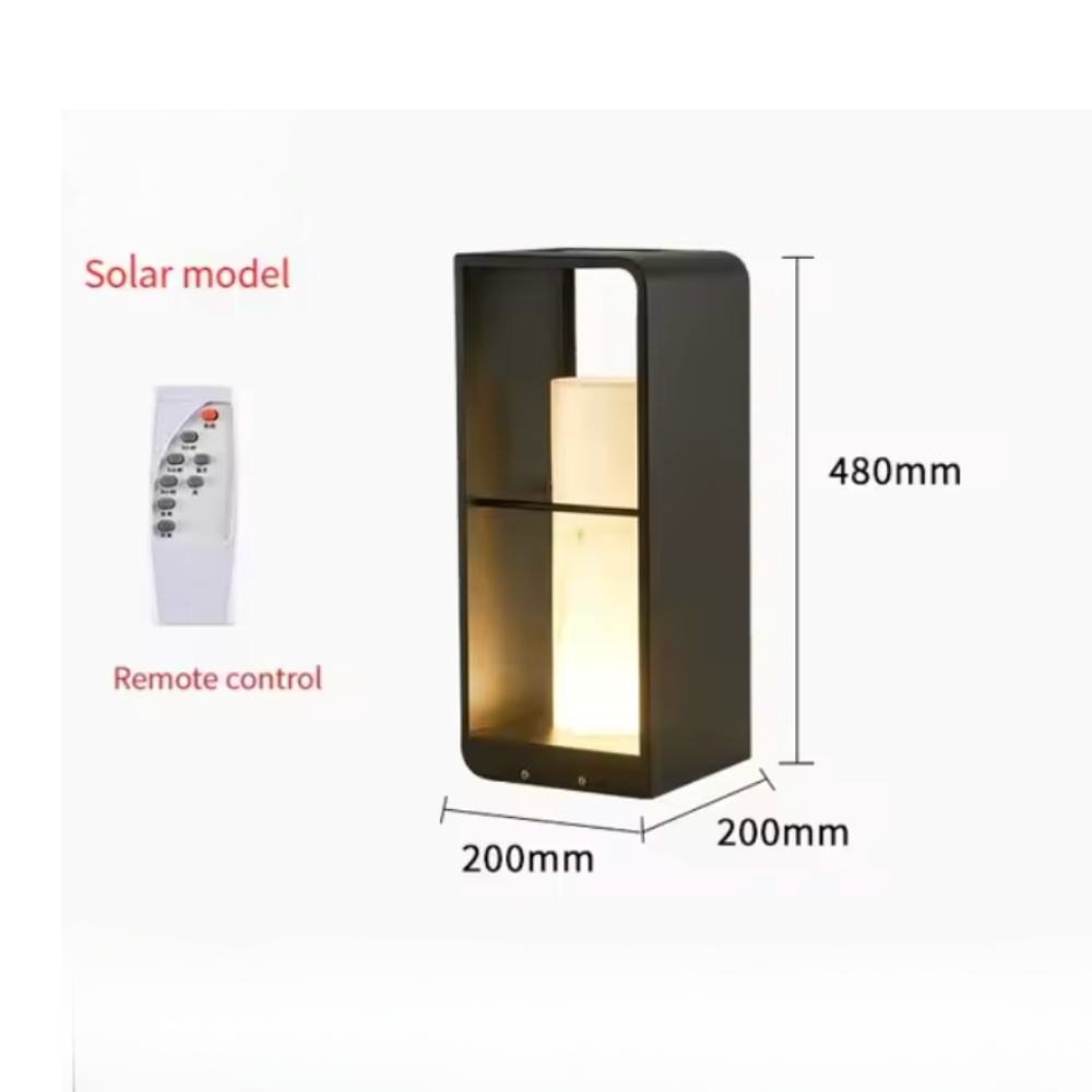 Luces Solares Elegantes para Exteriores - Iluminación LED Ecológica para Jardines
