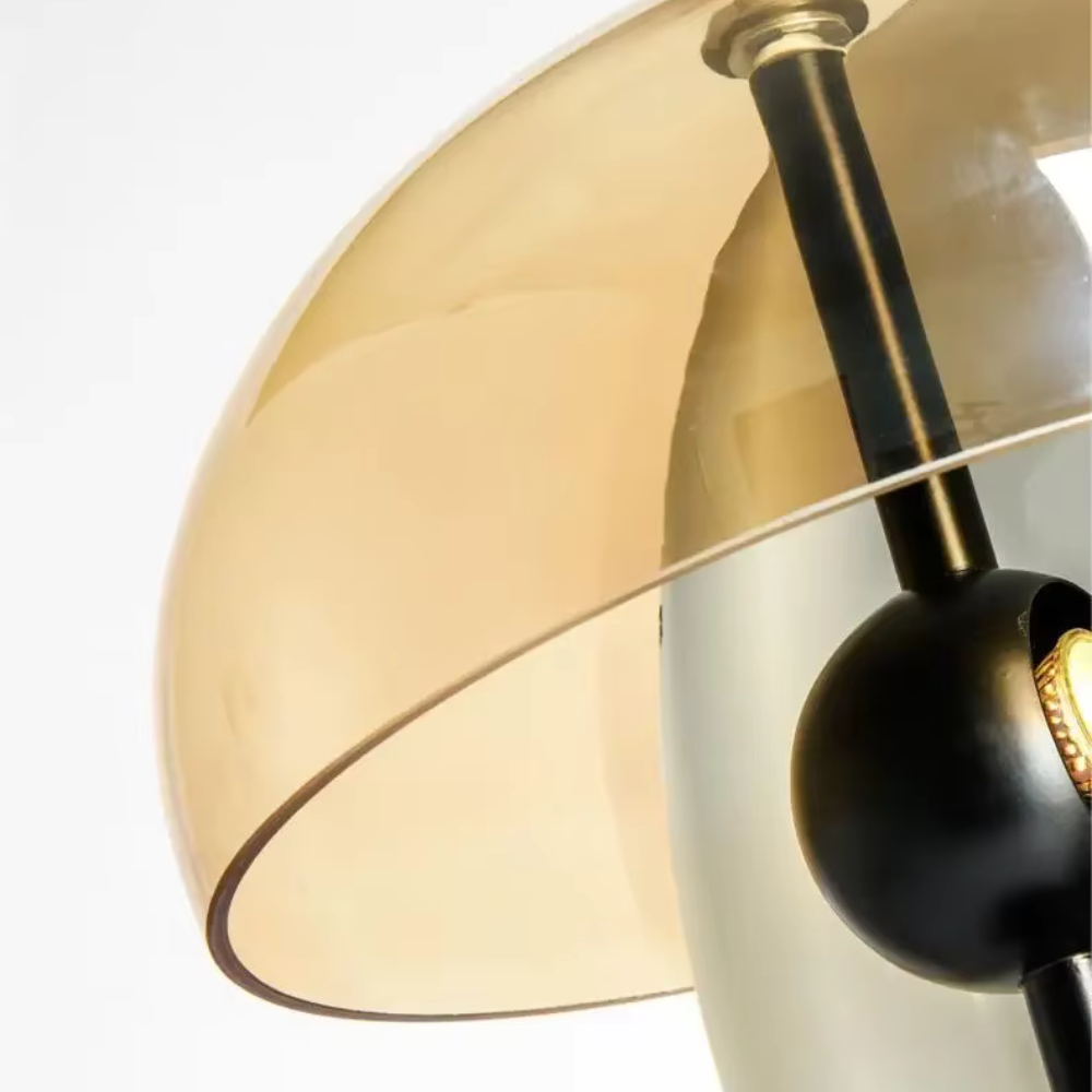 Lámpara de Pie Moderna Neralith Soma - Elegante Lámpara de Cristal para Sala de Estar